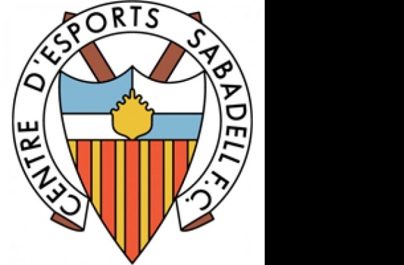 Sabadell FC (logo of 80's) Logo download in high quality