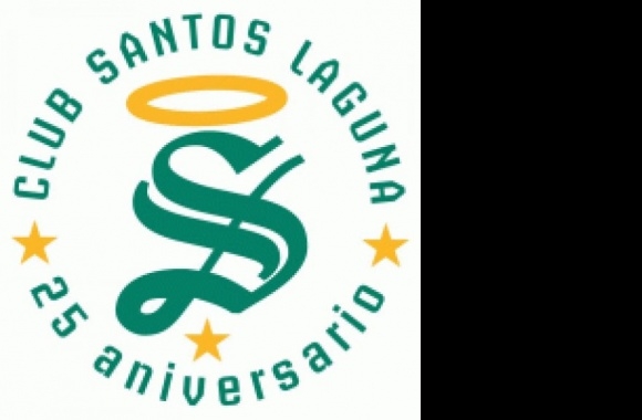 Santos Laguna 25 aniversario Logo download in high quality