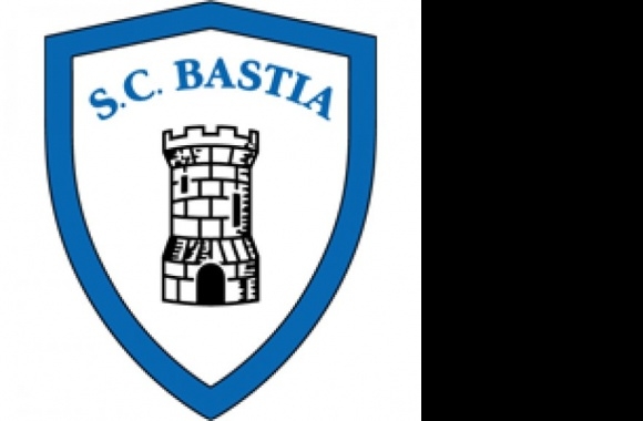 SC Bastia (80's logo) Logo download in high quality