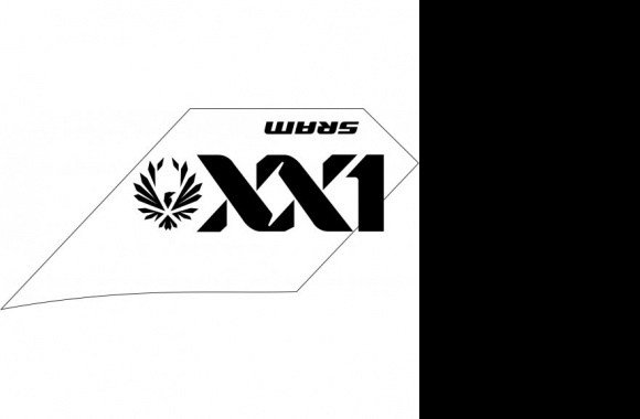 sram xx1 pédivela Logo download in high quality