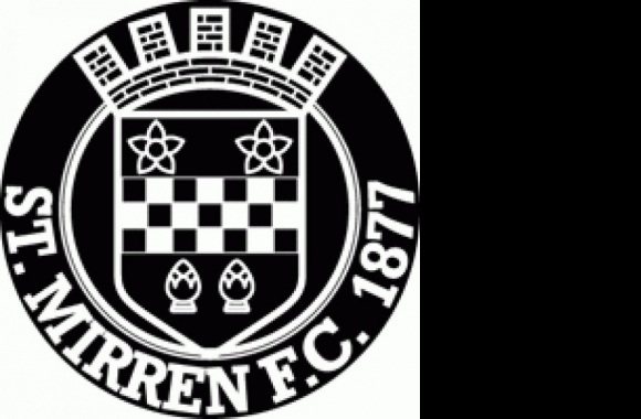 St.Mirren FC Paisley (80's) Logo download in high quality