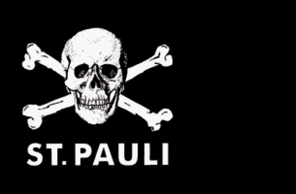 st.pauli totenkopf Logo download in high quality