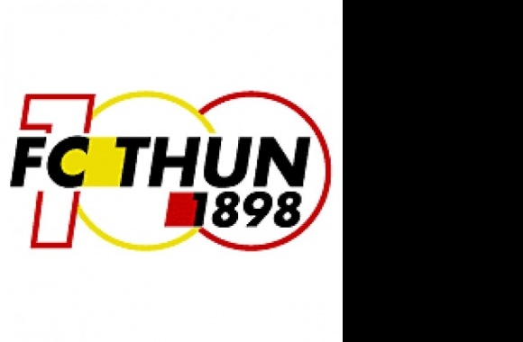 Thun 100 years Logo download in high quality