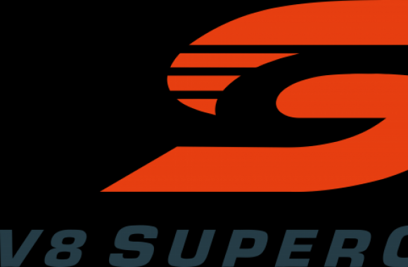 V8 Supercars Logo download in high quality