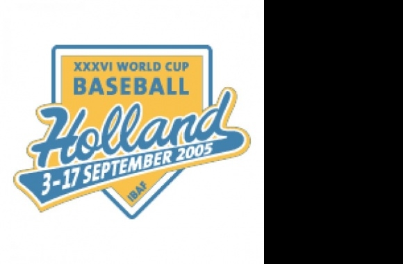 World Cup Baseball Holland 2005 Logo download in high quality